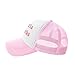 Funny Trucker Hat Hot Girls Hit Curbs for Women and Men Baseball Cap Breathable Mesh Pink