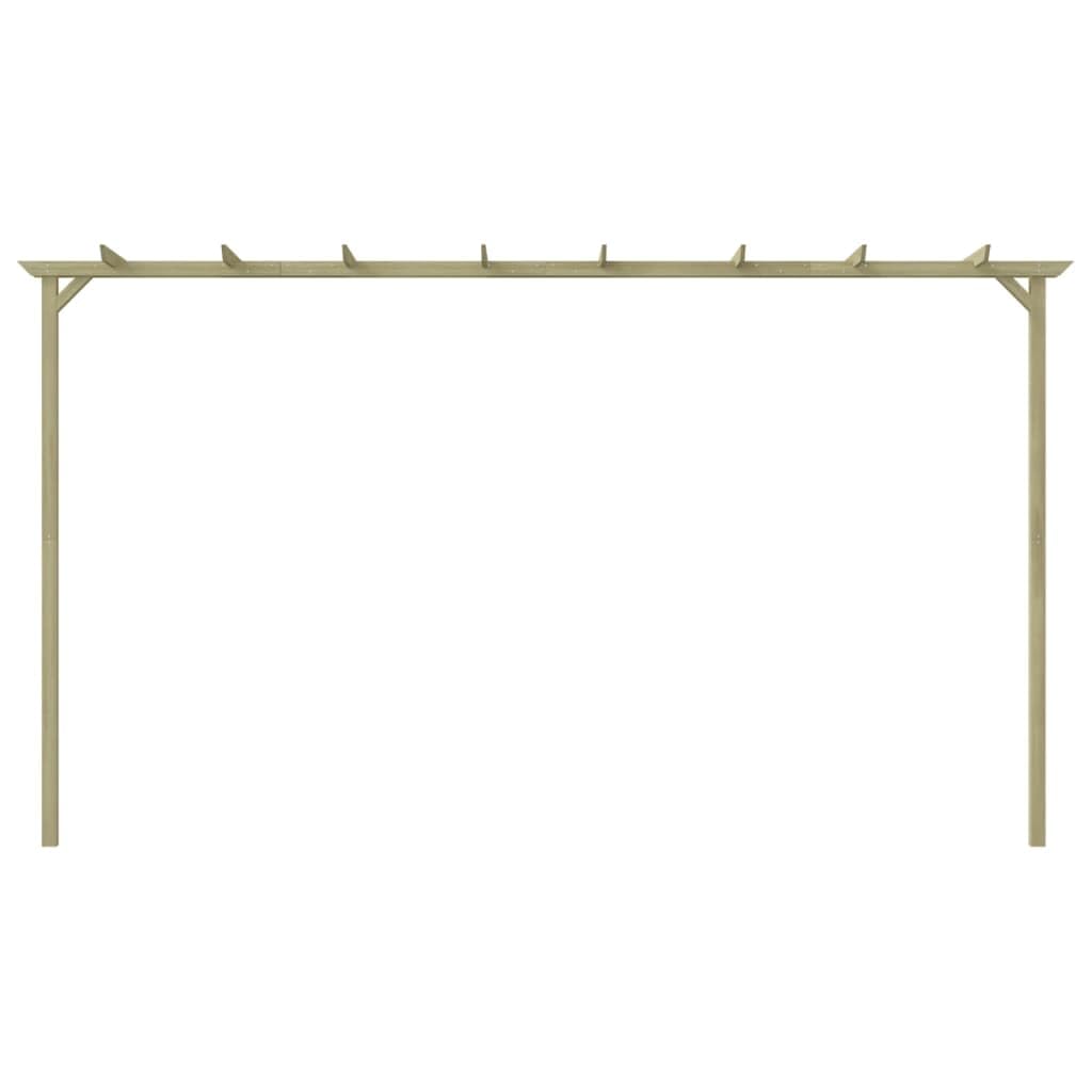 vidaXL Legno di Pino Impregnato Pergola da Giardino Pergolato Supporto Piante