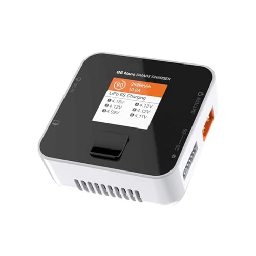 Cargador Q6 Nano BattGo de 200W para Solucionar la Carga Lenta de Baterías 1-6S LiPo