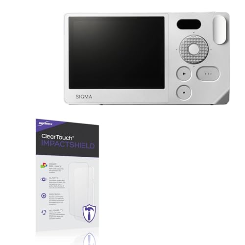 BoxWave Screen Protector Compatible with Sigma BF - ClearTouch ImpactShield (2-Pack), Impenetrable Screen Protector Flexible Film