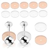 GALPADA Lot De 20 Coussinets En Silicone Anti-traction Pour Boucles D’oreilles, Disques ...