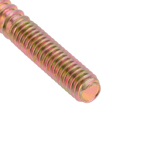 Image of uxcell 5 /16-18 x 2-1 /4 inch Hanger Bolts Double Head Dowel Screw for Wood Furniture 20pcs