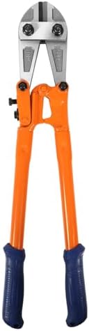 18″ Medium Size Bolt Cutter: Soft Grip Rubber Ergonomic Handle Cutters Cutting Fence, Steel Wire, Chain, Screws, Rivet and Medium Padlock, Heavy-Duty