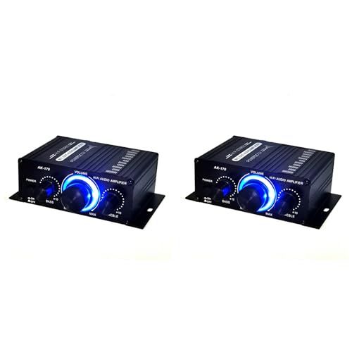 Lecteur Audio Hi-FI Double Canal pour Usage Domestique de Voiture de Moto Mini Ampli