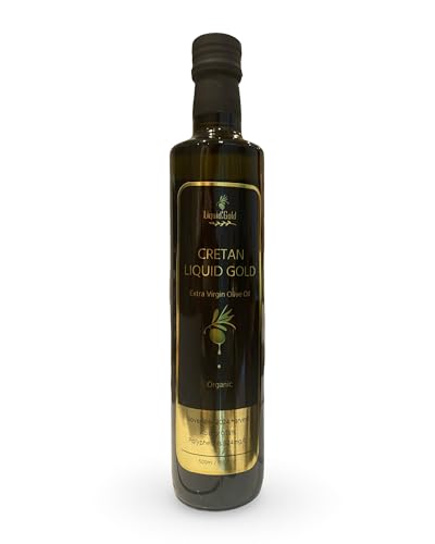 Cretan Liquid Gold Organic Extra Virgin Olive Oil from Crete Gourmet Chef Favourite • Single-Estate Koroneiki • Cold Extracted • November Harvest - 500ml