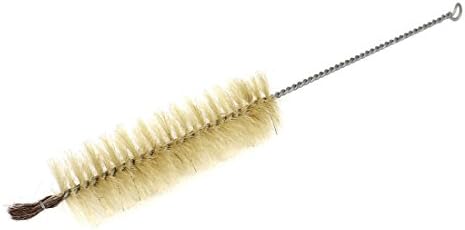 Aexit 170mm x Painting Supplies & Wall Treatments 50mm Twist Bristle Test Tube Cleaning Bottle Paint Rollers Brush Brown