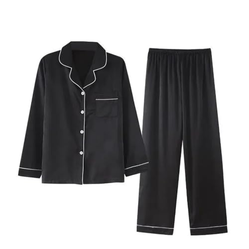 Pyjama en soie glacée pour des soirées cocooning confortables en automne et printemps