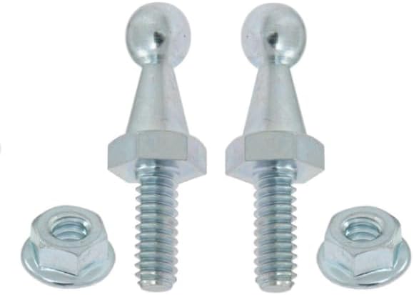 OER Accelerator Pedal Ball Stud Pivot Set 1/4-20x1-1/2 Fits Chevy Olds and Pontiac Models, Silver, 4868300-2