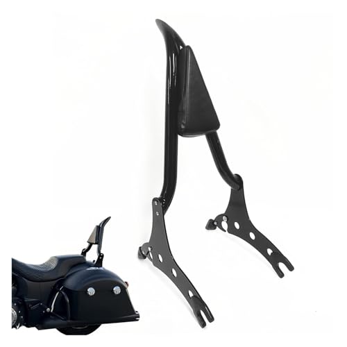 Porte-bagages pour Chieftain avec dossier passager moto marron clouté amovible 2014-2024