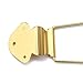 Alnicov 6 String Guitar Trapeze Tailpiece Bridge for Jazz Archtop Guitar Replacement - Gold