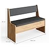 Vicco Dining room corner bench Roman, Sand/Anthracite, 106 x 42 cm : Amazon.co.uk: Home & Kitchen