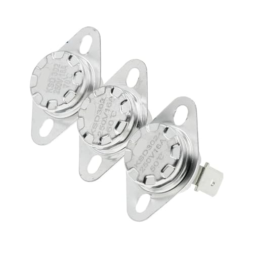 Interrupteur thermique KSD301 70°C Normalement Fermé 16A pour appareil électrique