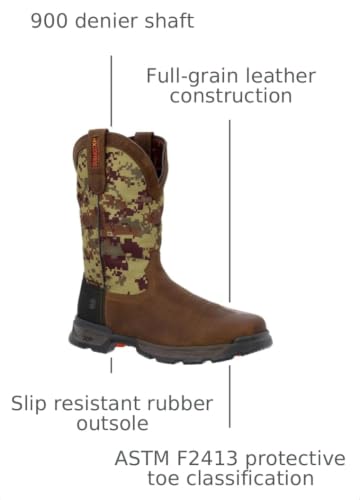 Image of Durango Men's Durango Ranger Xp Steel Toe Waterproof Western Work Boot