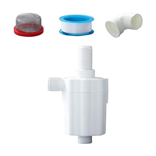figatia Flutuador de água automático durável Rosca masculina Controle de níveis de líquido para pisc