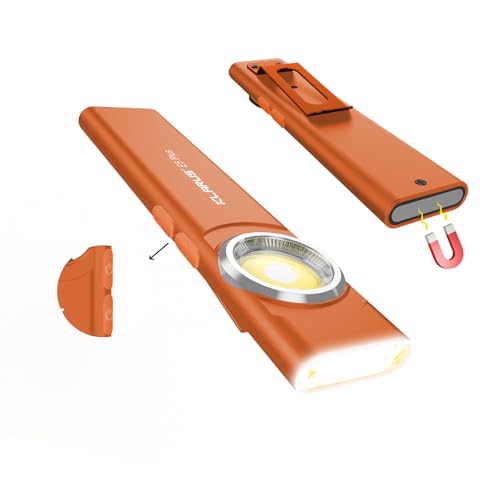Ricarica rapida e lunga durata: nonostante le dimensioni compatte, dispone di una potente batteria agli ioni di litio da 500 mAh. Completamente carica in sole 1,5 ore tramite USB-C. Fornisce fino a 7 ore con illuminazione media (illuminazione da lavoro) e 12,5 ore in condizioni di scarsa illuminazione (passeggiate notturne).