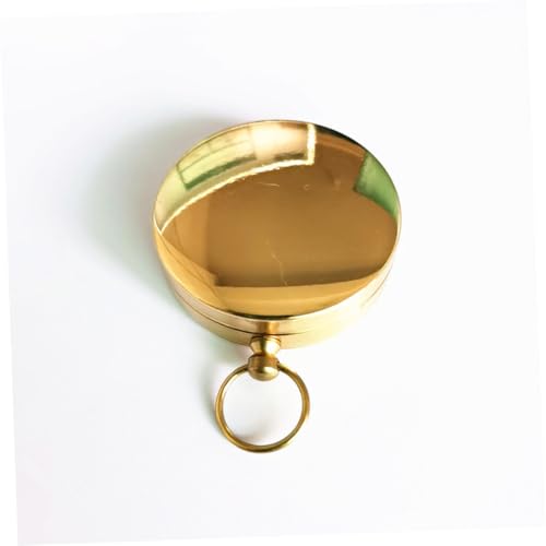 Brújula de Bolsillo Metálica Retro Multiuso para Camping miniatura 6