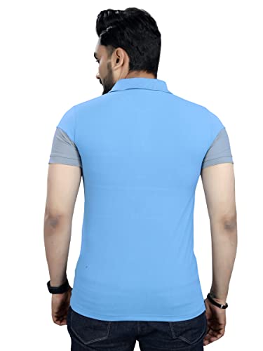 Image of Men's Regular Fit Striped Polo T-Shirts