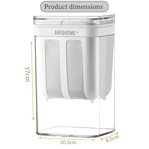 Image of Premium Edition | Hung Curd Strainer Box | Yogurt Filter and Greek Yogurt Maker - 1100ml BPA-Free Fine Mesh Filter with Airtight Lid | Multipurpose Curd Maker |