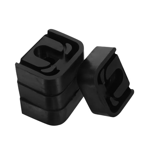 DONFAMDS 4 Stück Stoßdämpfendes Polster Für Die Klimaanlage Vibrationsdämpfende Pads Vibrations Isolator Kautschuk -waschmaschine Kit Anti-vibrations-isolationspads Gummi Schwarz