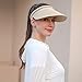 MK MATT KEELY Women's Visor Summer Lady Sun Hat Wide Brim Straw Cap Beige