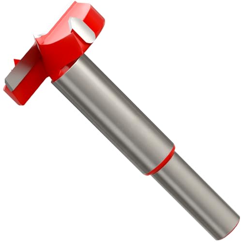 CSOOM Mèche Forstner 32 mm – Mèche Forstner pour bois, embouts Forstner avec tige ronde, accessoires pour perceuse