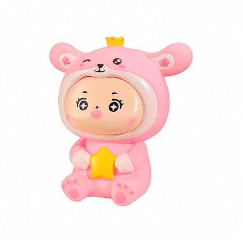 Image of Money Saving Bank with Coin Slot / /Creative Cartoon Design Money Bank / /Plastic Piggy Bank for Boys & Girls (Pack of 1) (Pink Rabbit)