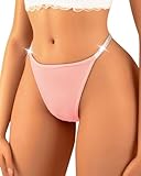 Banamic Women Glitter G-String Thongs Sexy Breathable Underwear Panties