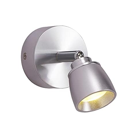 YKSJDFH Surface Mounted Bedside Wall Sconces Reading Light Adjustable Wall Light Aluminum Bedroom Reading Light Wall Mounted LED Wall Lamp Cover