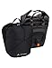 VAUDE Fahrrad Vorderradtasche Aqua Front Light, 2er Set, Ultraleicht, wasserdicht, Made in Germany, Black Uni, Einheitsgröße