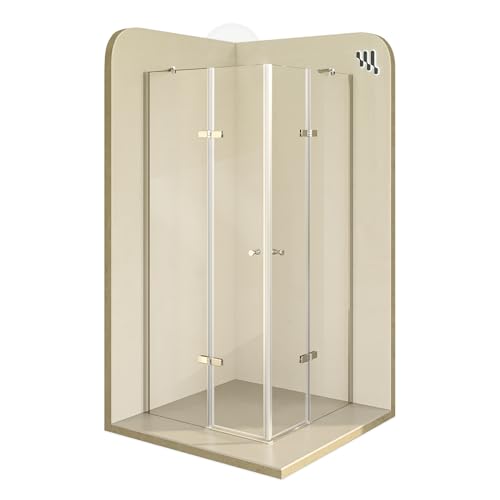 i-flair ALICE Duschkabine 90x90 cm, Eckduschkabine mit...