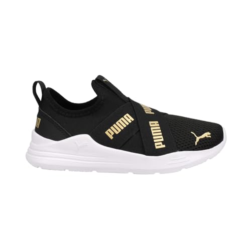 PUMA Kids Boys Wired Run Summer Slip On Sneakers Shoes Casual - Black