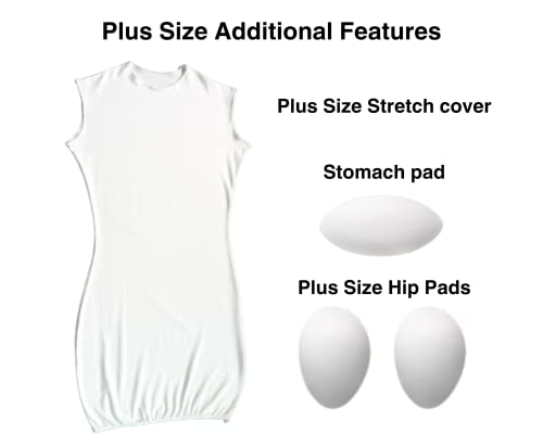 Pro Modular Dress Form Padding Plus Size Kit (24 Pieces) – Adjustable Body Form Padding Set For Sewing And Mannequin – Adult Female Dress Padding – Dress Making And Tailoring Accessories #TOP1