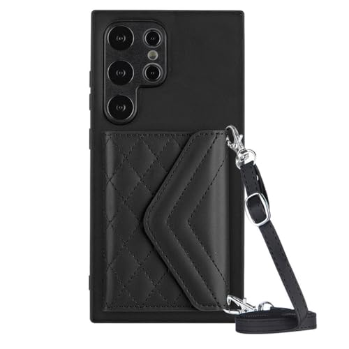 Housse cuir Galaxy A34 5G noire étui portefeuille pratique pour vos sorties urbaines