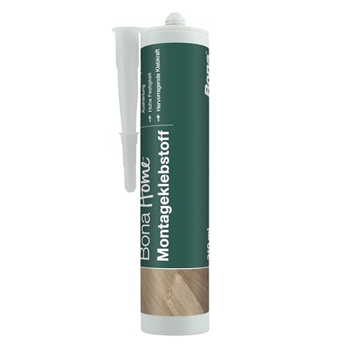 Bona Home Montageklebstoff 310 ml, Boden Kleber, Montagekleber, Holzleim, Parkettfugenmasse