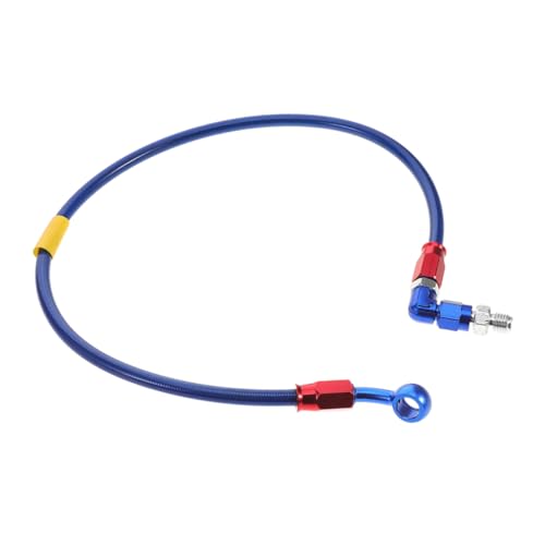 GLEAVI Tubo de aceite de freno Accesorios de motocicleta Manguera de aceite línea de freno flexible manguera de línea para motocicleta líneas de freno aleación de aluminio Blue
