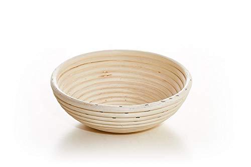 Banneton Redondo de Ratã, Para Fermentar Massas de Até 500g, 19ø6cm, BANNETON BRASIL