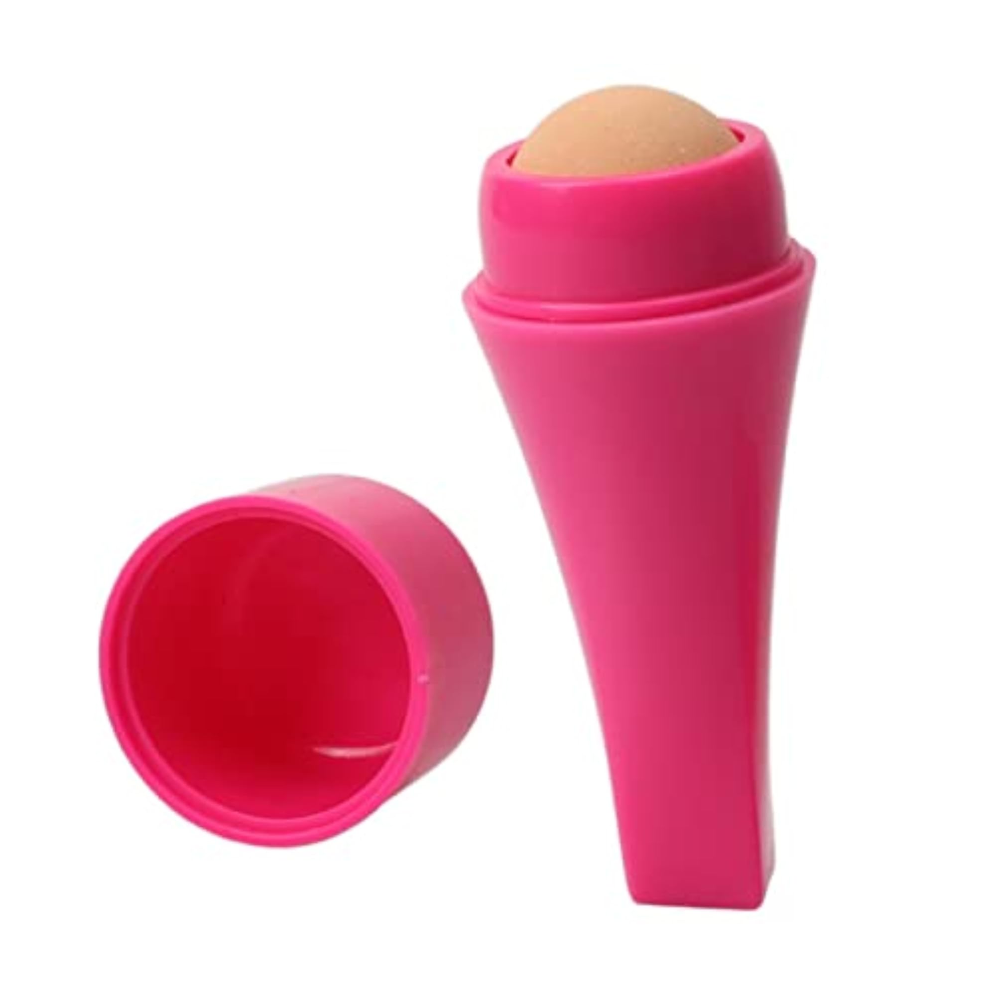 Volcanic Stone Face Roller Reusable Tool, Pink