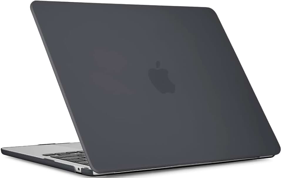Capa Case para MacBook Air 13,6'' A2681 A3113 A3240 A3449 M2 M3 M4 M5 2022-2026 (Preto Fosco)
