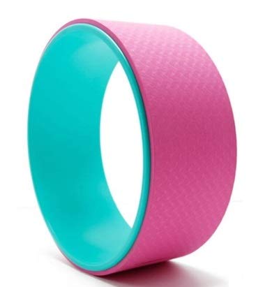 JERN Yoga Wheel Sports Wheel Thin Back Lower Back Training Pilates Circle Fitness Aid (Pink)-picture-31