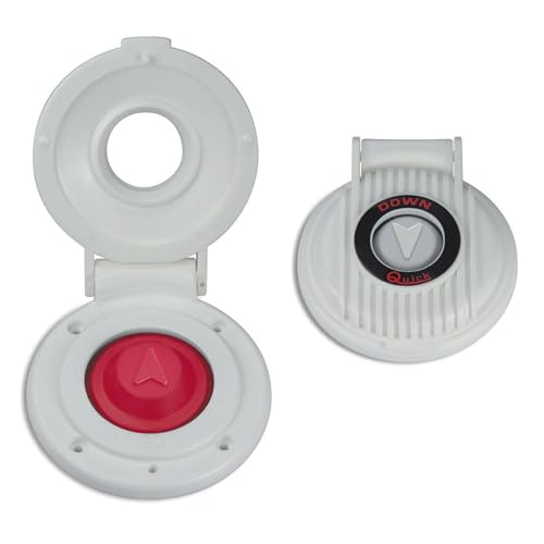 Quick 900-UW - Interruttore a Pedale per Ancoraggio, Colore: Bianco