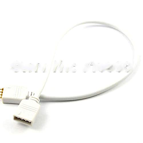 (100pcs/lot) 4pin Led Wiring led Strip Connector Male to Female Cable for RGB 5050