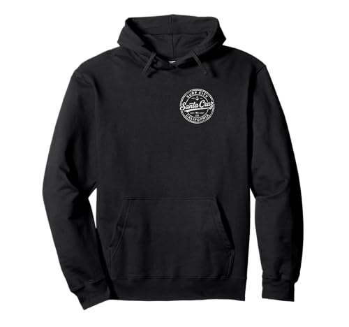 Vintage Santa Cruz Surf City California West Coast. Retro Pullover Hoodie