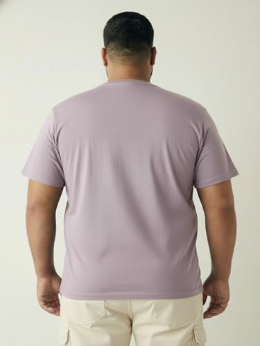 Image of Toodlegram Men's Plus Size Graphic Printed Cotton T-Shirt Casual Round Neck Regular Fit