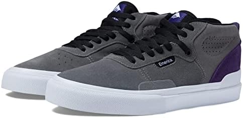 Emerica Men's Pillar Skate Shoe, Grey/Purple, 8 | Image 3