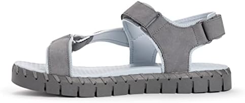 MUK LUKS Women's Flexi Woodstock Sandals, Pearl, 6.5 | Image 3
