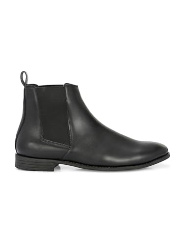 Image of EL PASO Men Faux Leather Casual Chelsea Boots