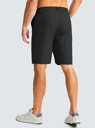 G Gradual Men's Casual Shorts 9" Lightweight Golf Shorts for Men Stretch with 3 Pockets Quick Dry Breathable Work Shorts2