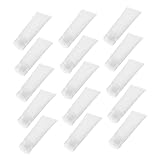 SOLUSTRE 50 piezas Botes de Viaje Rellenable Tubos Cosméticos Transparentes con Tapa Abatible para Loción Crema y Líquidos Envases Pequeños Portátiles para Toiletries