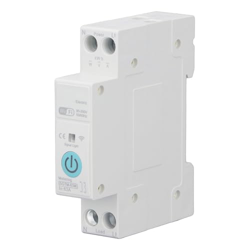 Disjoncteur Intelligent WiFi 2 pôles 63A commutateur télécommande rail DIN