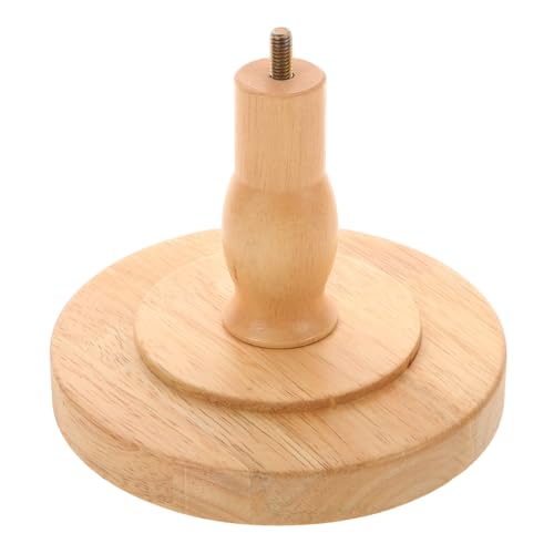 Alipis Wooden Mannequin Head Holder Display Color Height for Wig and Hat Display Mannequin Head Support and Rack